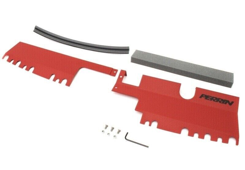 Perrin PSP-ENG-512-4RD Radiator Shroud Red Fits 15-21 WRX/STI