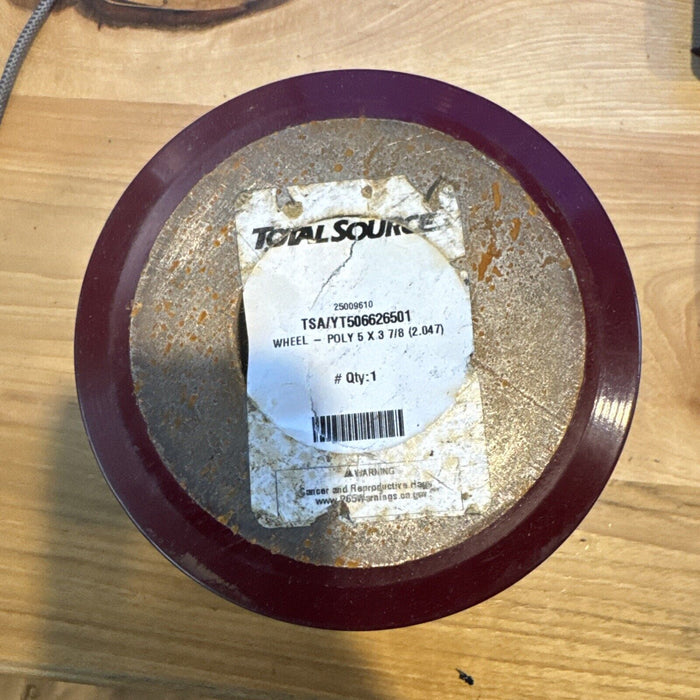 Single Total Source TSA/YT506626501 Poly Wheel 5 x3 7/8 (2.047)