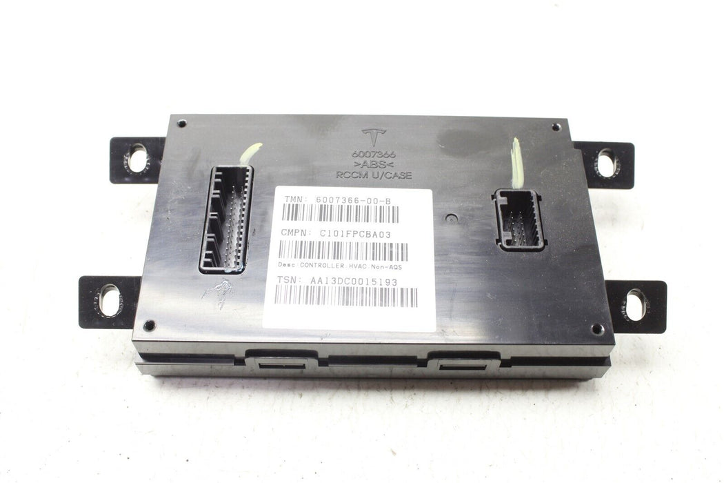 2013 Tesla Model S Heater Climate Control Unit 6007366-00-B Factory OEM 12-19