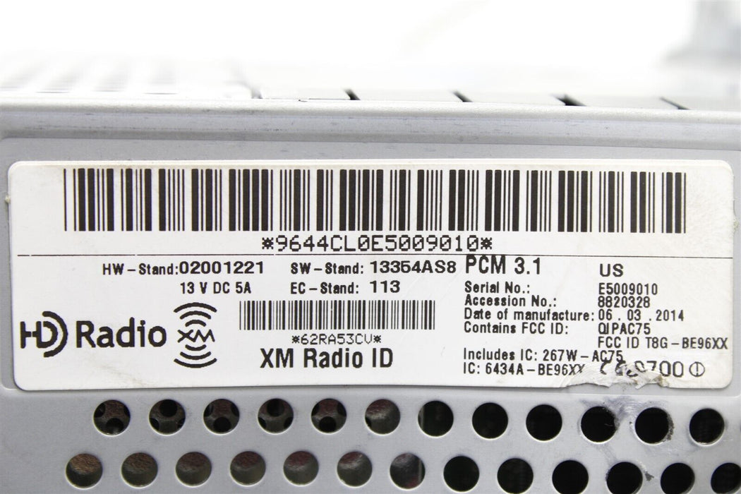 2015 Porsche Macan S Radio Stereo Assembly Factory PARTS ONLY Damaged 15-16