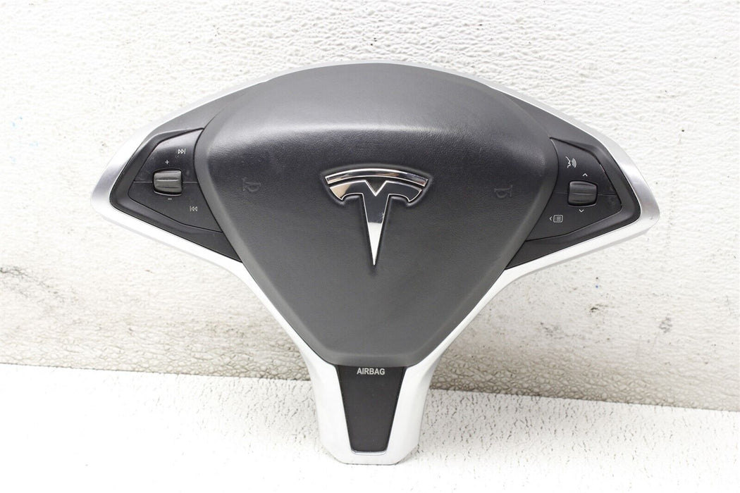 2013 Tesla Model S Front Driver Left Steering Wheel Air Bag With Controls 12-15