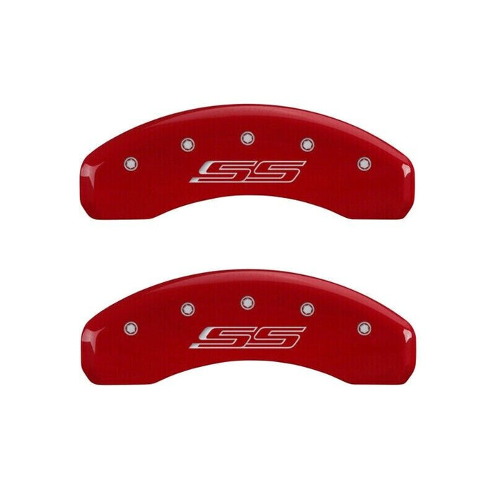 MGP 14036SSS5RD Caliper Covers Red for 2010-2015 Chevrolet Camaro