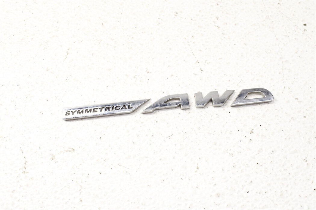 2020 Subaru WRX Symmetrical AWD Emblem Badge Assembly Factory OEM 15-21