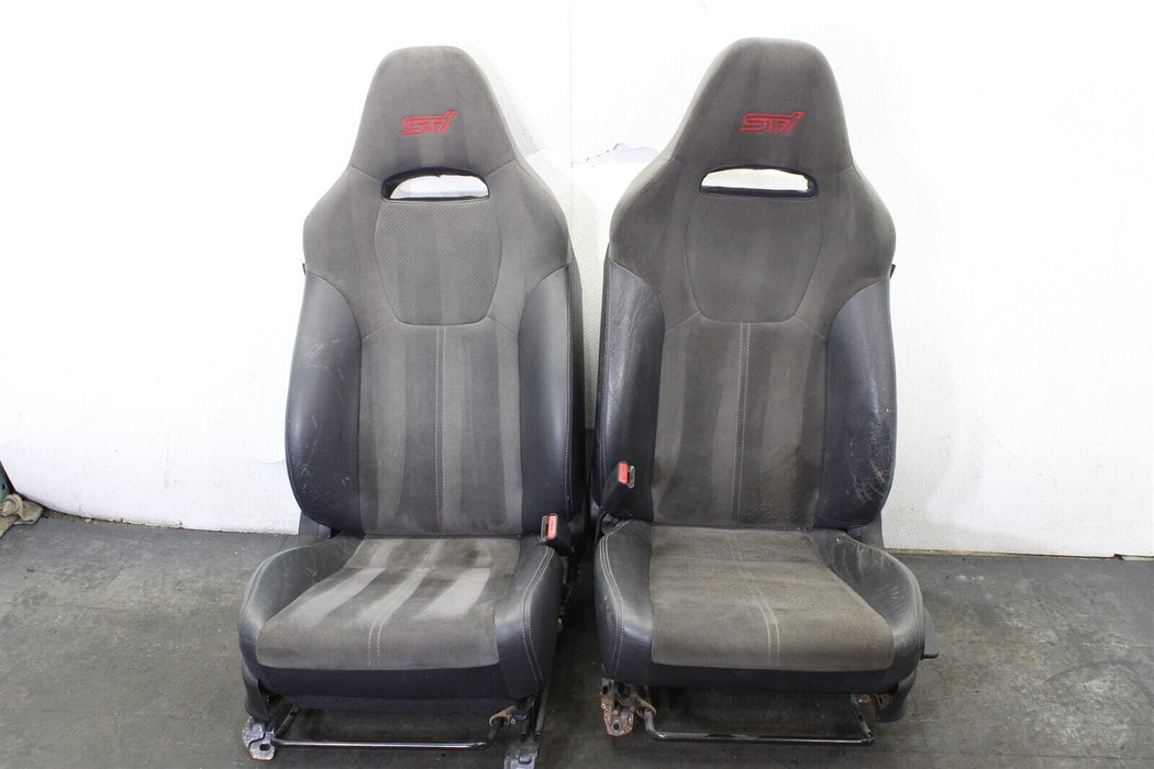 2008-2014 Subaru Impreza WRX STI Seat Set Seats Front Left Right Pair OEM 08-14