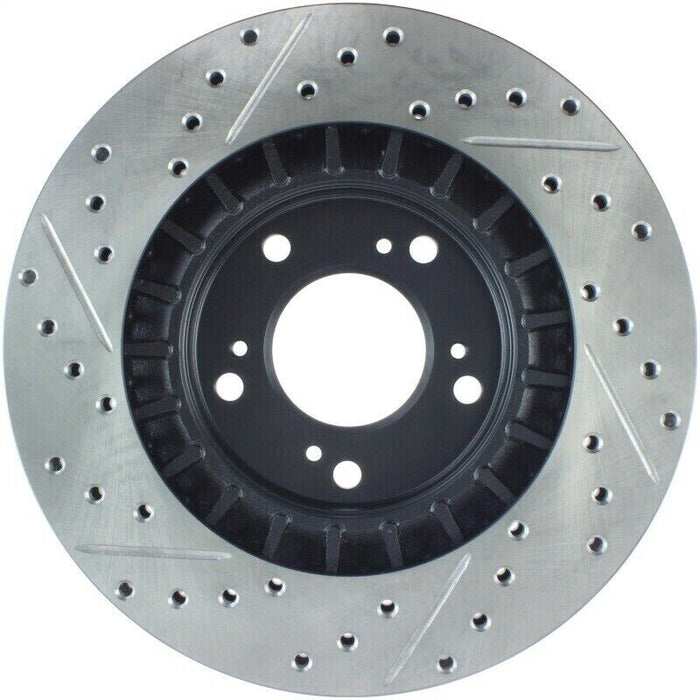 StopTech 127.40048L Sport Drilled & Slotted Front Left Disc Brake Rotor