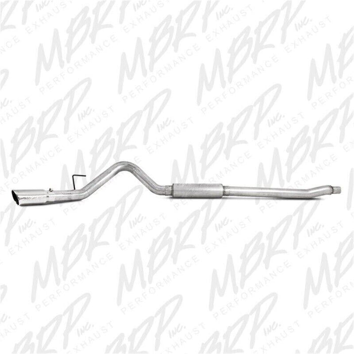 MBRP S5246AL Resonator-Back 4" Single Side Exit Exhaust For F250 F350 Super Duty