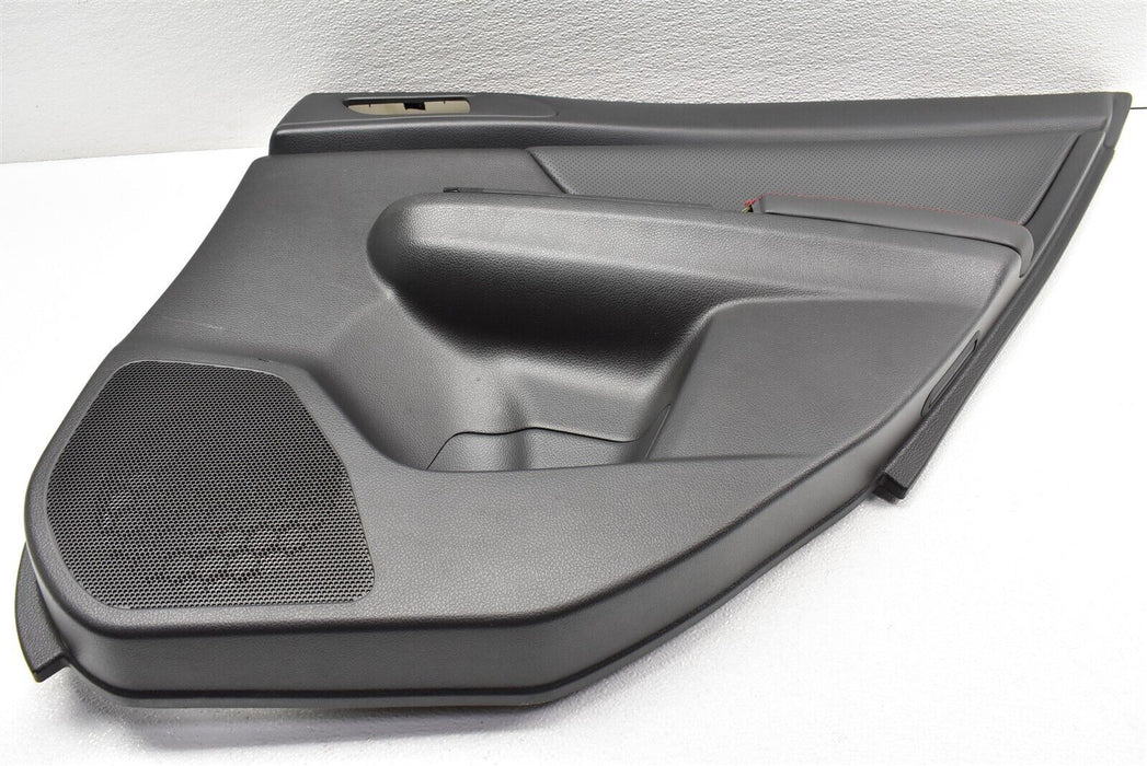 15-19 Subaru WRX Rear Right Door Panel Card Cover Trim 2015-2019