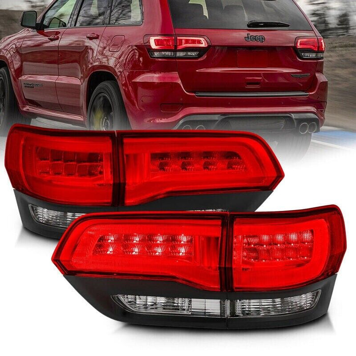 Anzo USA 311268 Tail Light Assembly Fits 14-17 Grand Cherokee (WK2)