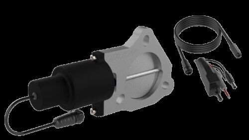 QTP 3in Bolt-On QTEC Electric Cutout Valve Borla Exhaust Single