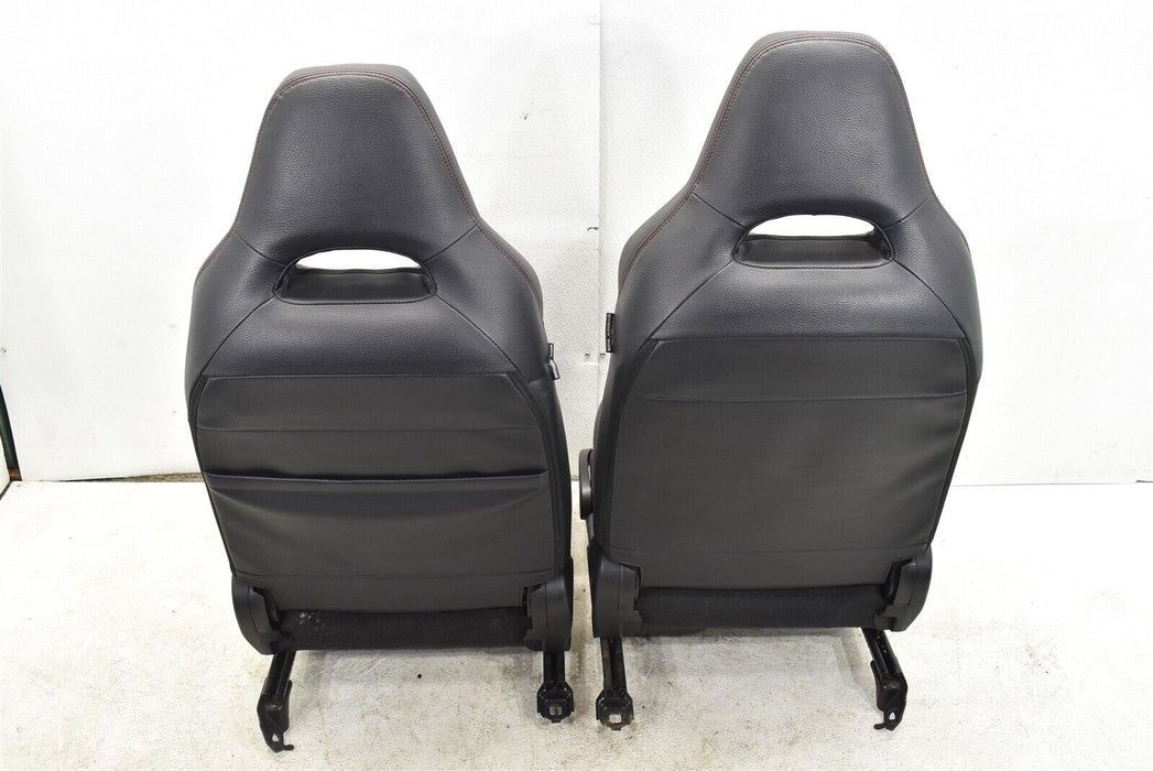 2008-2014 Subaru WRX STI Sedan Leather Full Seat Set Assembly OEM 08-14