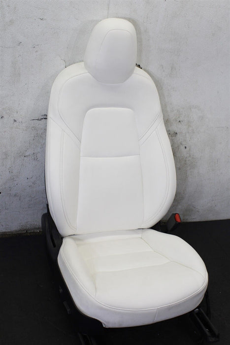 2020 Tesla Model 3 Passenger Front Right Marshmallow White Seat Assembly 17-20