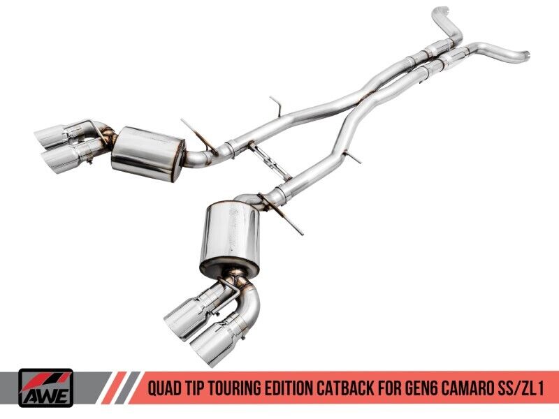 AWE 3015-42092 Touring Edition Cat-back Exhaust System Kit For Chevy Camaro SS