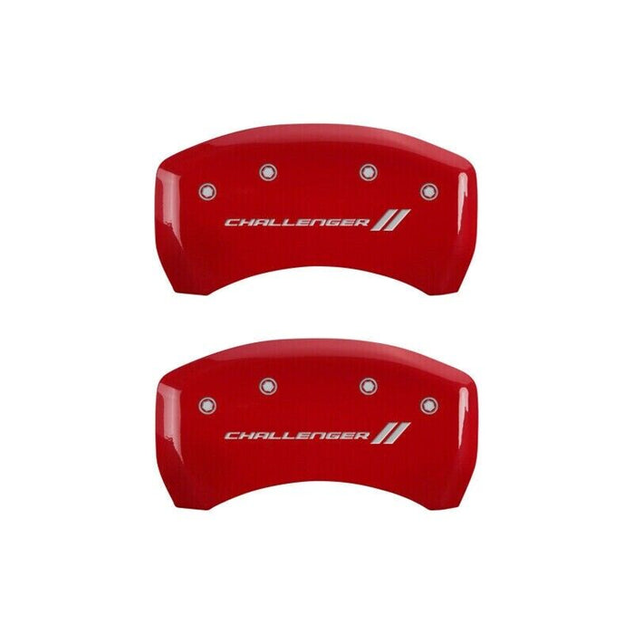 MGP Red Aluminum Caliper Covers For 2011-2020 Dodge Charger SXT & Challenger R/T