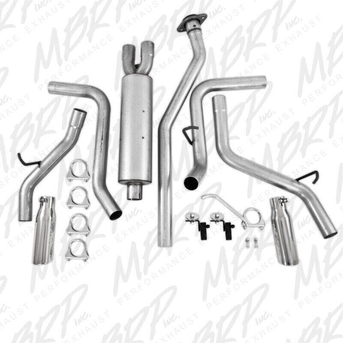 MBRP S5018AL Dual Split Side Exhaust System for Silverado / Sierra 1500