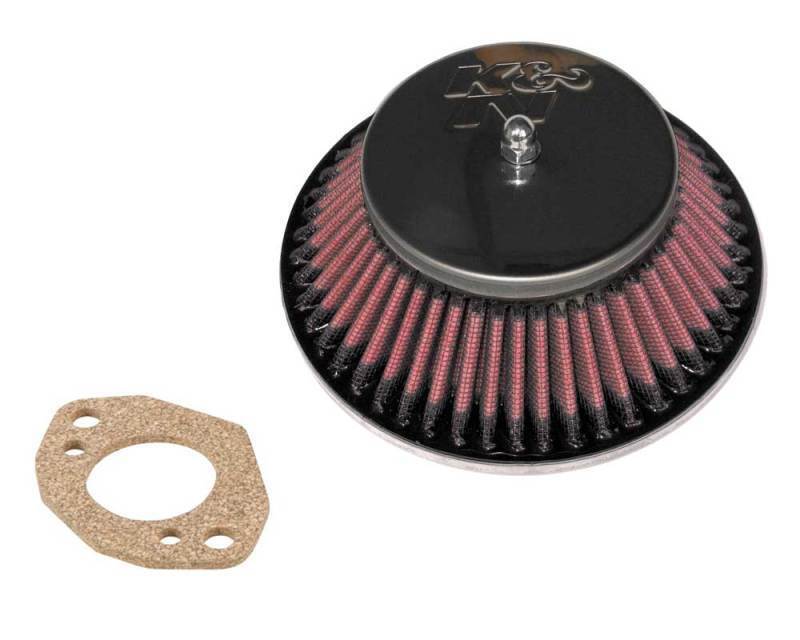 K&N Filters 56-9320 for Custom Racing Assembly-Round -Red 1.375" Neck Flange