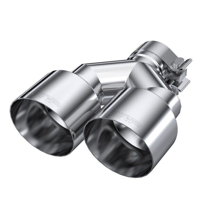 MBRP T5177 Pro Series Exhaust Tip 2.5" Inlet, Dual 4" Outlet Out Single Wall