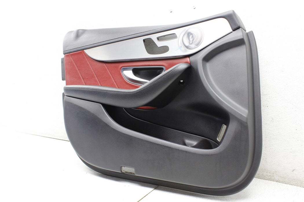 2017 Mercedes C43 AMG Sedan Front Left Door Panel Card Cover LH 17-20