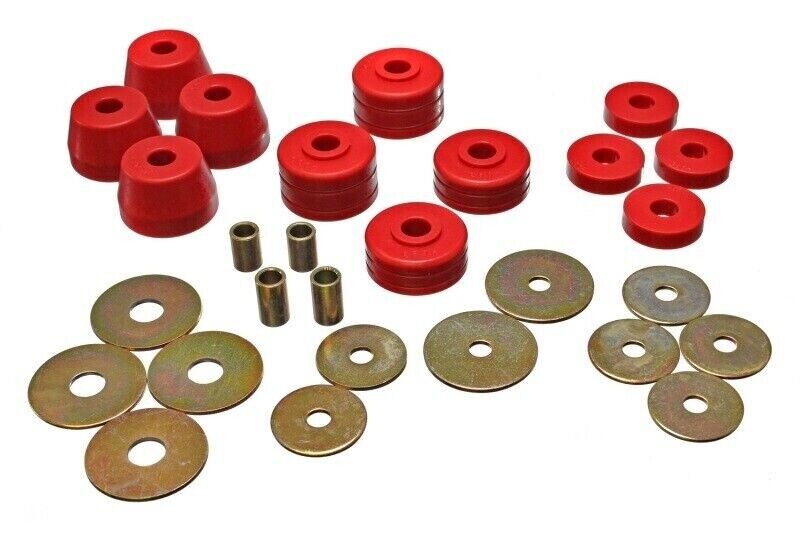 Energy Suspension 5.4101R Body Cab Mount Set For 72-93 Ramcharger