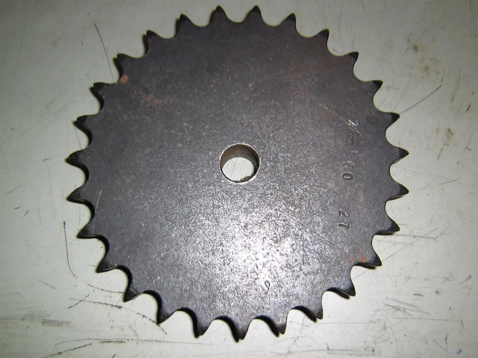 Sprocket 60 Roller chain 27 teeth 3/4" plain bore, reborable.  60B27  Martin