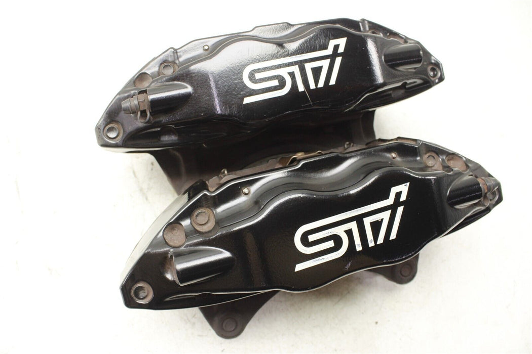 2012 Subaru WRX STI Front Brembo Brake Caliper Set Factory OEM 08-14