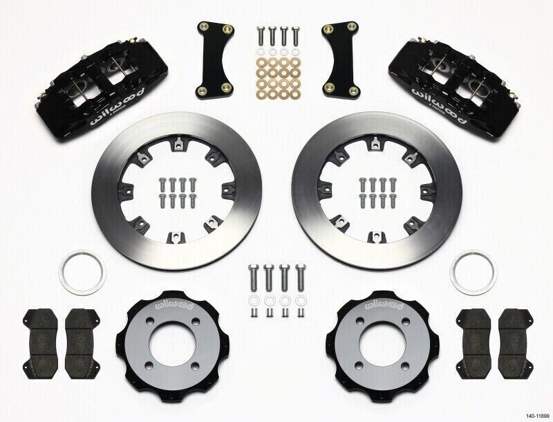 Wilwood 140-11899 Forged Dynapro 6 Front Big Brake Kit (Hat)