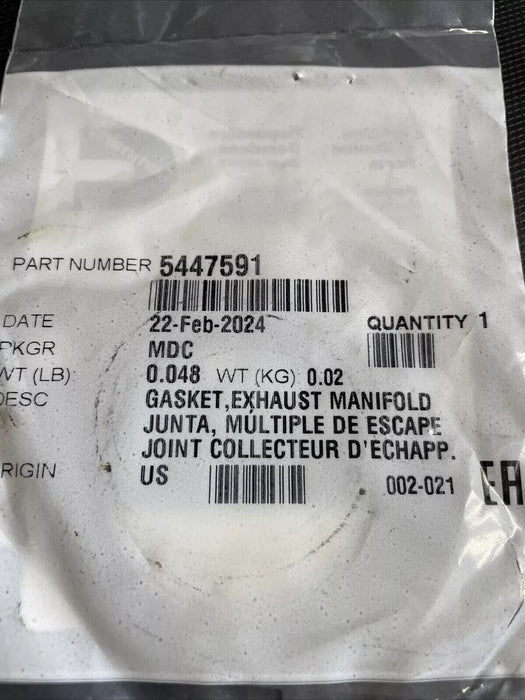 Genuine Cummins 5447591 GASKET,EXHAUST MANIFOLD