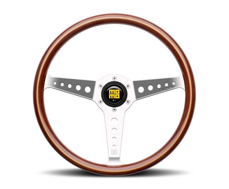 Momo California Wood Steering Wheel 360 mm - Mahogany Wood/Pol Spokes