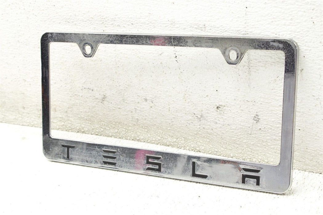 2017-2020 Tesla Model 3 License Plate Stainless Steel Frame Assembly OEM 17-20