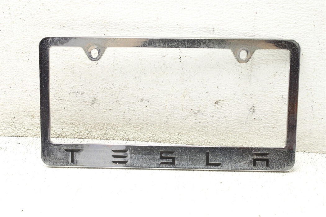 2017-2020 Tesla Model 3 License Plate Stainless Steel Frame Assembly OEM 17-20