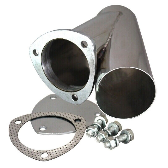 QTP 10350 3.5in Weld-On QTEC Exhaust Cutout Y-Pipe