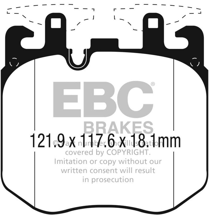 EBC Brakes DP52304NDX Bluestuff NDX Full Race Brake Pads