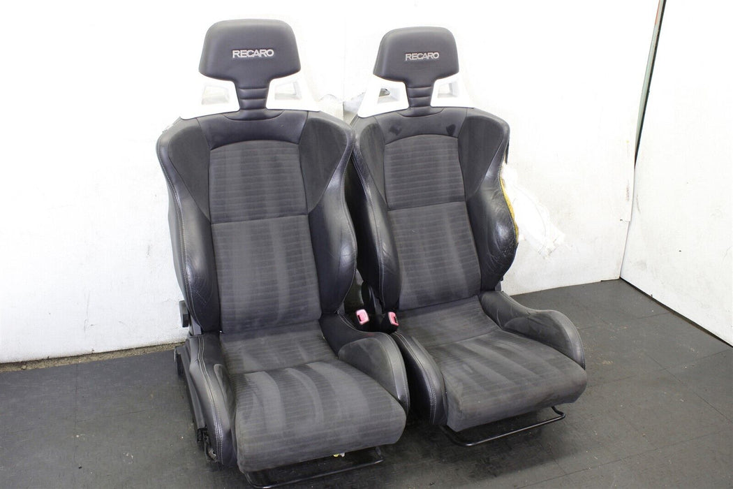 2008-2015 Mitsubishi Evolution X Seat Pair Recaro Front Torn Seats 08-15