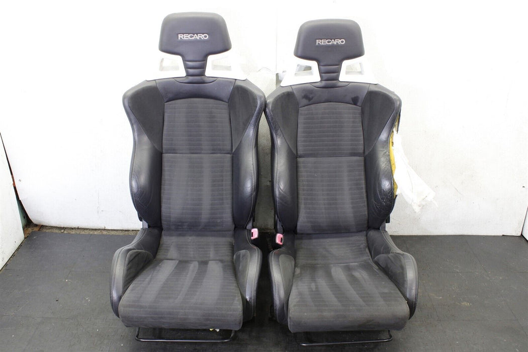 2008-2015 Mitsubishi Evolution X Seat Pair Recaro Front Torn Seats 08-15