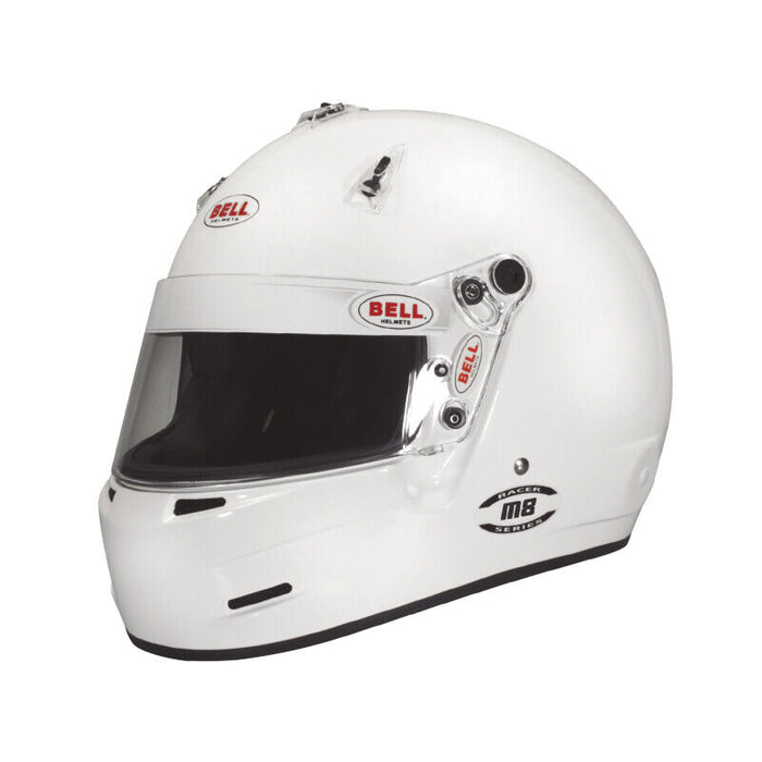 Bell 1419A01 Racing Helmets M8 SA2020 V15 Brus - Size 54-55 (White)