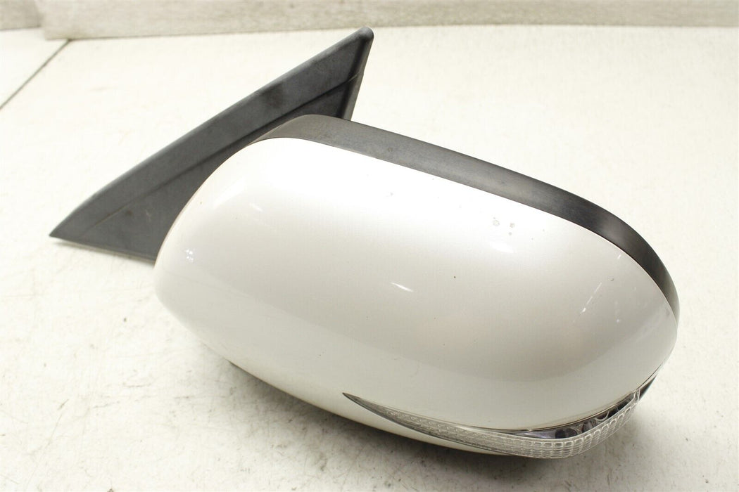 2009 Subaru WRX STI Driver Left Mirror Assembly White Factory OEM 08-14