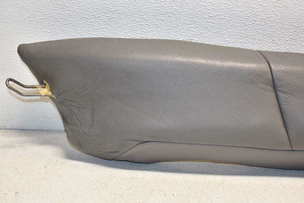 2000-2004 Volvo S40 Passenger Rear Seat Side Pad Cushion Grey Leather 00-04