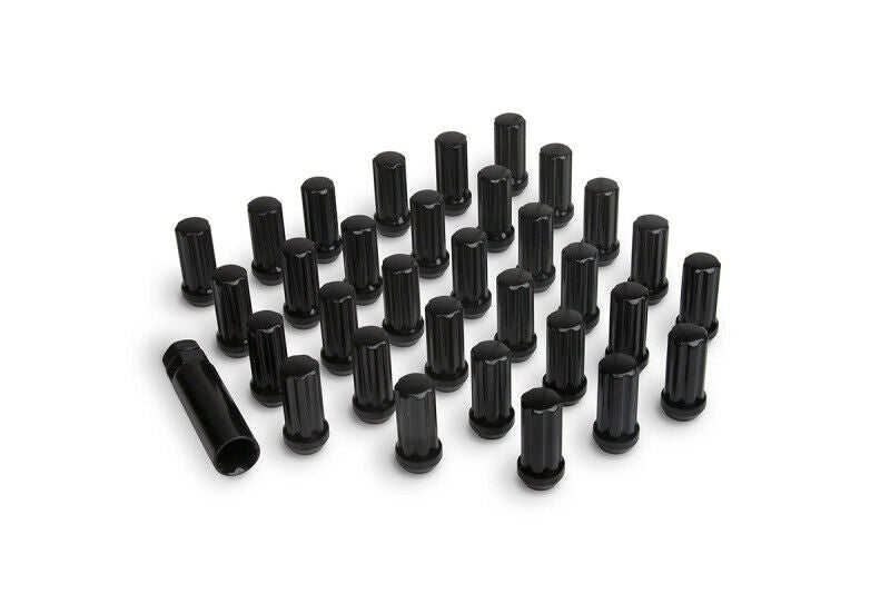 ICON Alloys Lug Nut Kit Black - Fits 14x1.5 - 32 Lug Nuts W/ Key