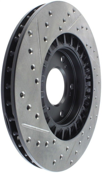 StopTech 127.40048L Sport Drilled & Slotted Front Left Disc Brake Rotor