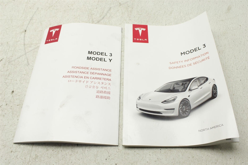 2021 Tesla Model 3 Safety Information Booklet Manual Factory OEM 17-21