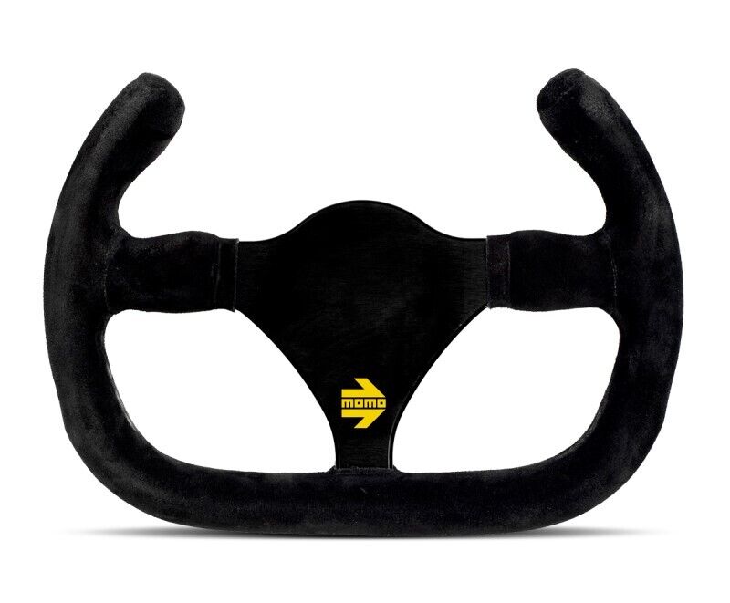 Momo MOD27/C Steering Wheel 270 mm -  Black Suede/Black Spokes