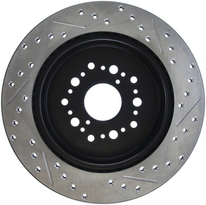 StopTech 127.44084R Sport Cross-Drilled And Slotted Disc Brake Rotor