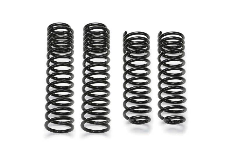 Fabtech 5" Long Travel Front & Rear Lifted Coil Springs For 18 Jeep Wrangler JK