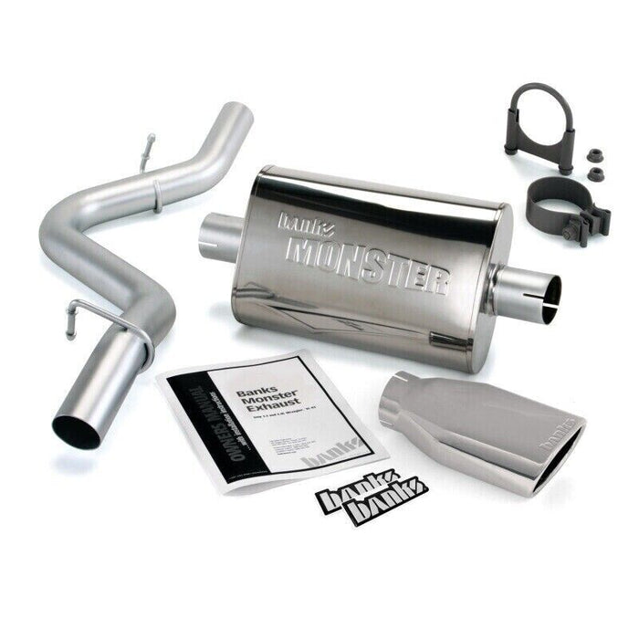 Banks Power 51312 Monster Exhaust System Fits 97-99 Jeep 2.5/4.0L Wrangler