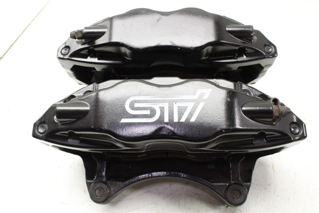 2009 Subaru WRX STI Front Brembo Brake Caliper Set Factory OEM 08-17