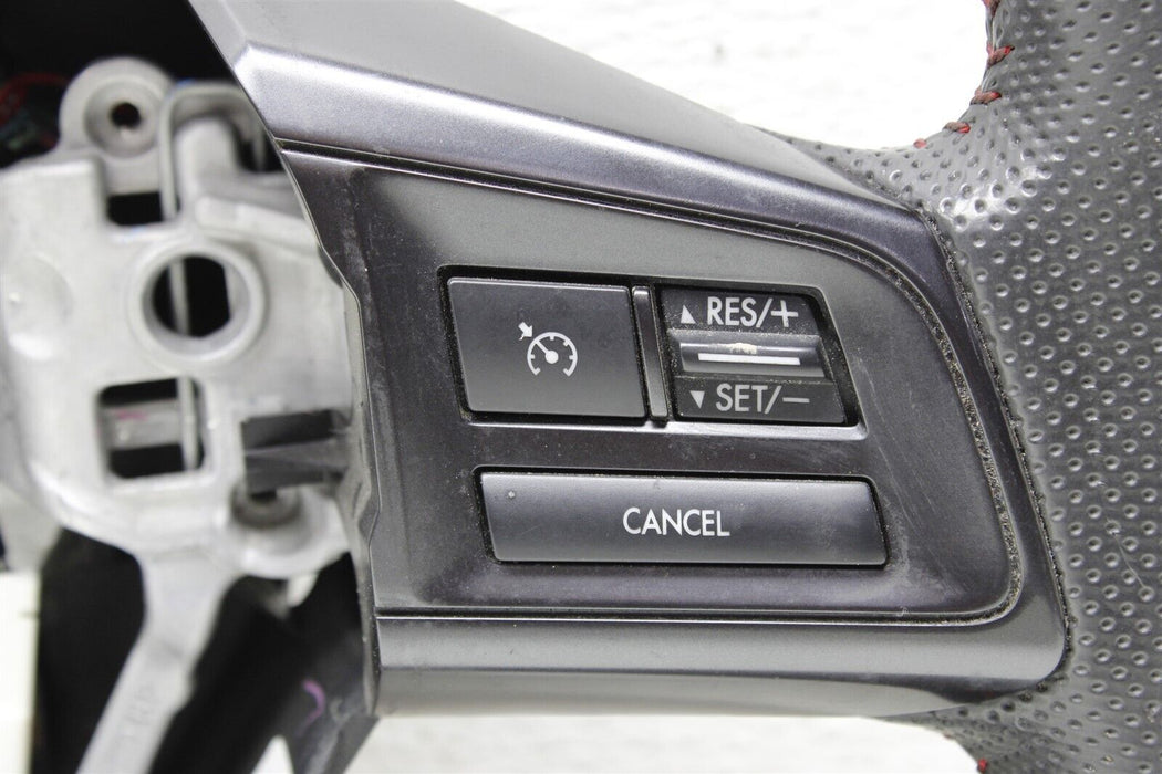 2015-2021 Subaru WRX STI Red Stitched Steering Wheel Assembly Factory OEM 15-21