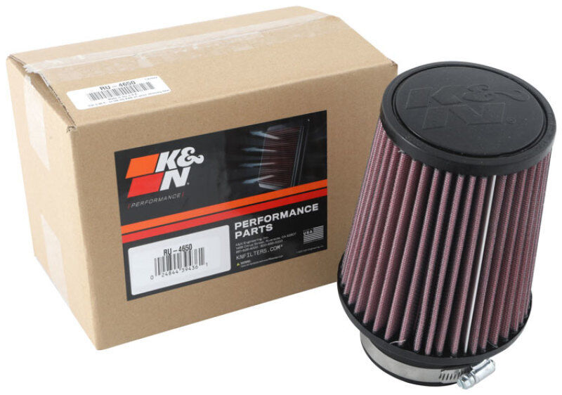 K&N RU-4650 Universal Clamp-On Air Filter