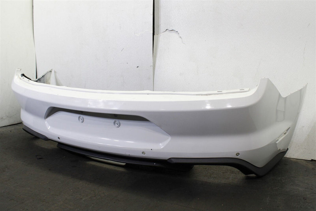 2020 Ford Mustang GT 5.0 Rear Bumper Cover Assembly Factory OEM White 18-22