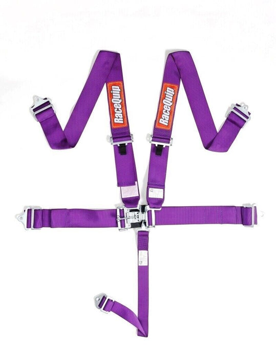 RaceQuip 711051 Harness 5 Point Latch and Link SFI 16.1 Purple Kit