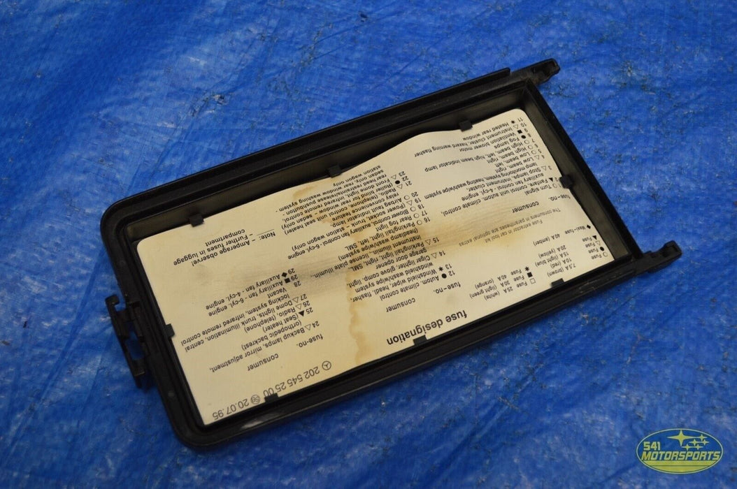 1997 Mercedes Benz C Class C230 Fuse Box Cover Lid Cap 97