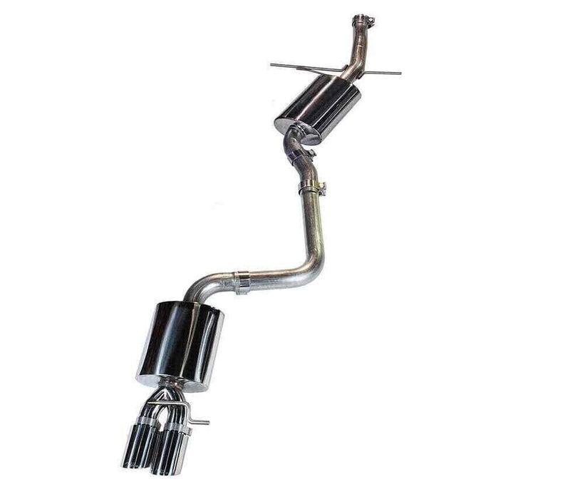 AWE 3015-22012 Tuning for Audi B8 A5 2.0T Touring Single Outlet Exhaust- Silver